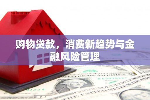 黑龙江购物贷款，消费新趋势与金融风险管理