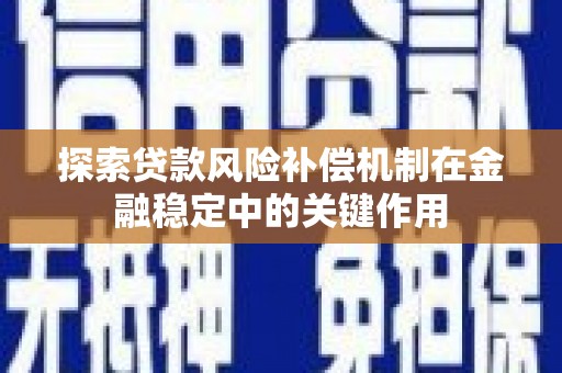 巴青探索贷款风险补偿机制在金融稳定中的关键作用