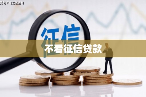 彝良不看征信贷款
