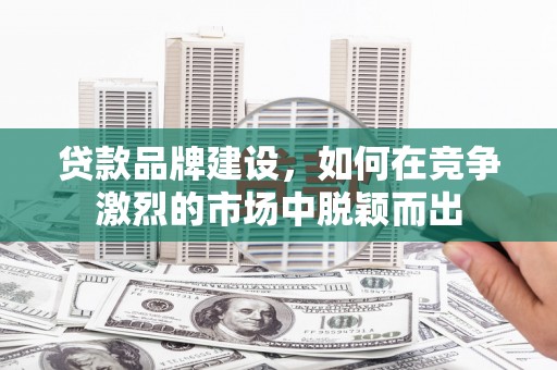 阳春贷款品牌建设，如何在竞争激烈的市场中脱颖而出