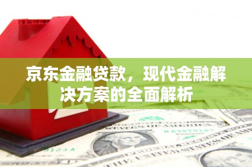 永清京东金融贷款，现代金融解决方案的全面解析
