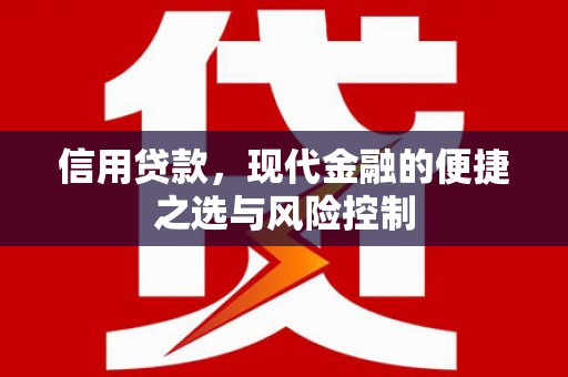 布拖信用贷款，现代金融的便捷之选与风险控制