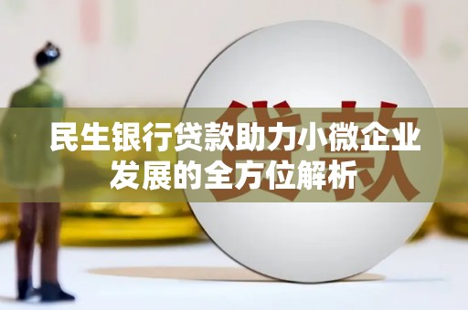 红原民生银行贷款助力小微企业发展的全方位解析