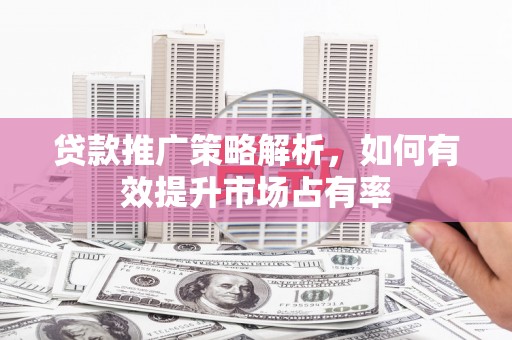 罗山贷款推广策略解析，如何有效提升市场占有率