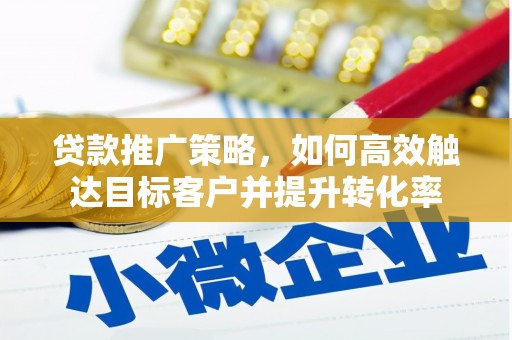 佛冈贷款推广策略，如何高效触达目标客户并提升转化率