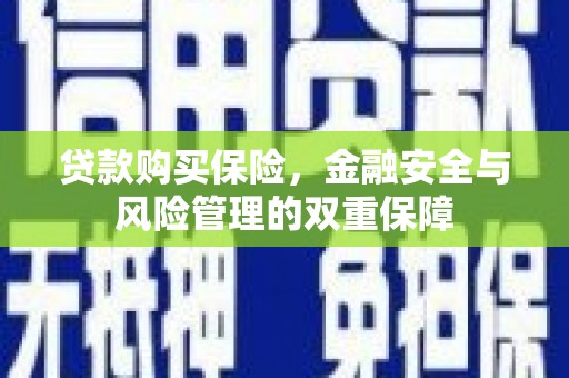 富平贷款购买保险，金融安全与风险管理的双重保障