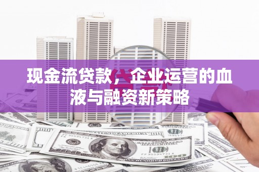 顺庆现金流贷款，企业运营的血液与融资新策略