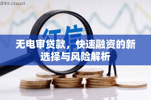 威宁无电审贷款，快速融资的新选择与风险解析