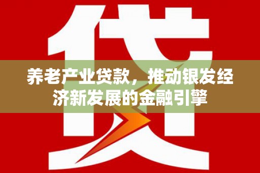 溪湖养老产业贷款，推动银发经济新发展的金融引擎