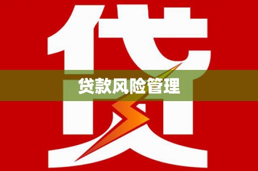 晋江贷款风险管理