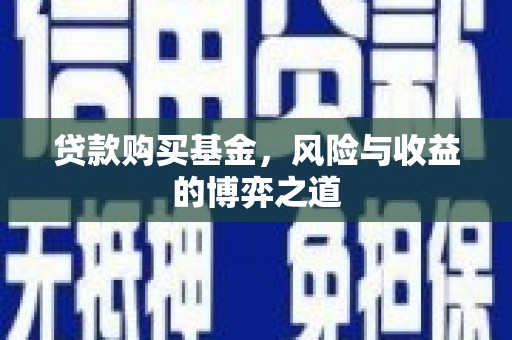 嵊泗贷款购买基金，风险与收益的博弈之道
