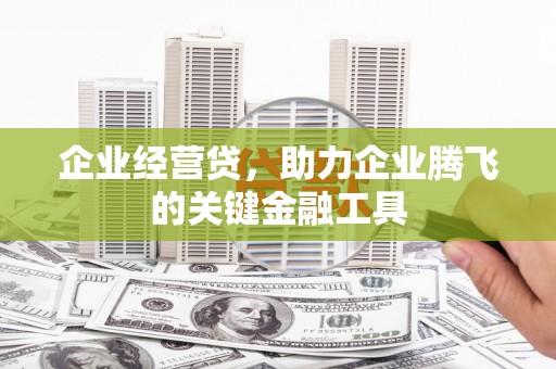 魏县企业经营贷，助力企业腾飞的关键金融工具