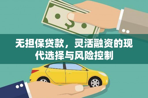 镇康无担保贷款，灵活融资的现代选择与风险控制