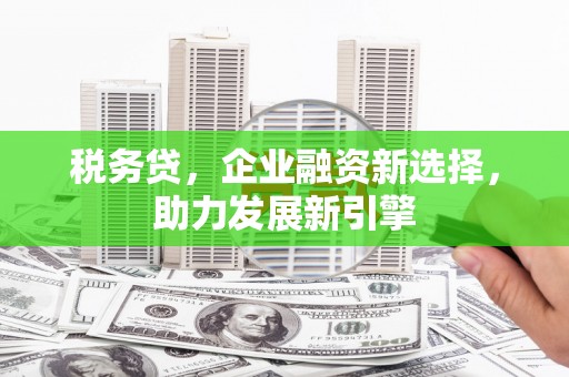 博山税务贷，企业融资新选择，助力发展新引擎