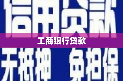 宝应工商银行贷款