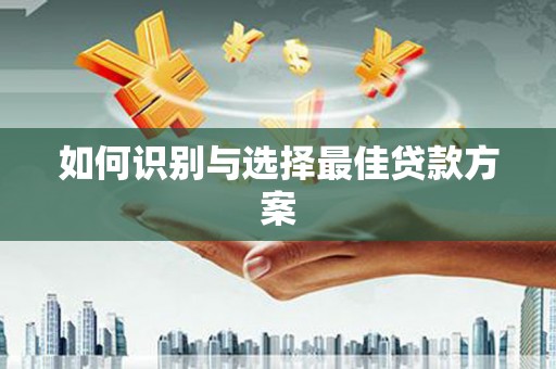 冕宁如何识别与选择最佳贷款方案